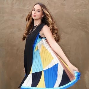 Abstract shift dress